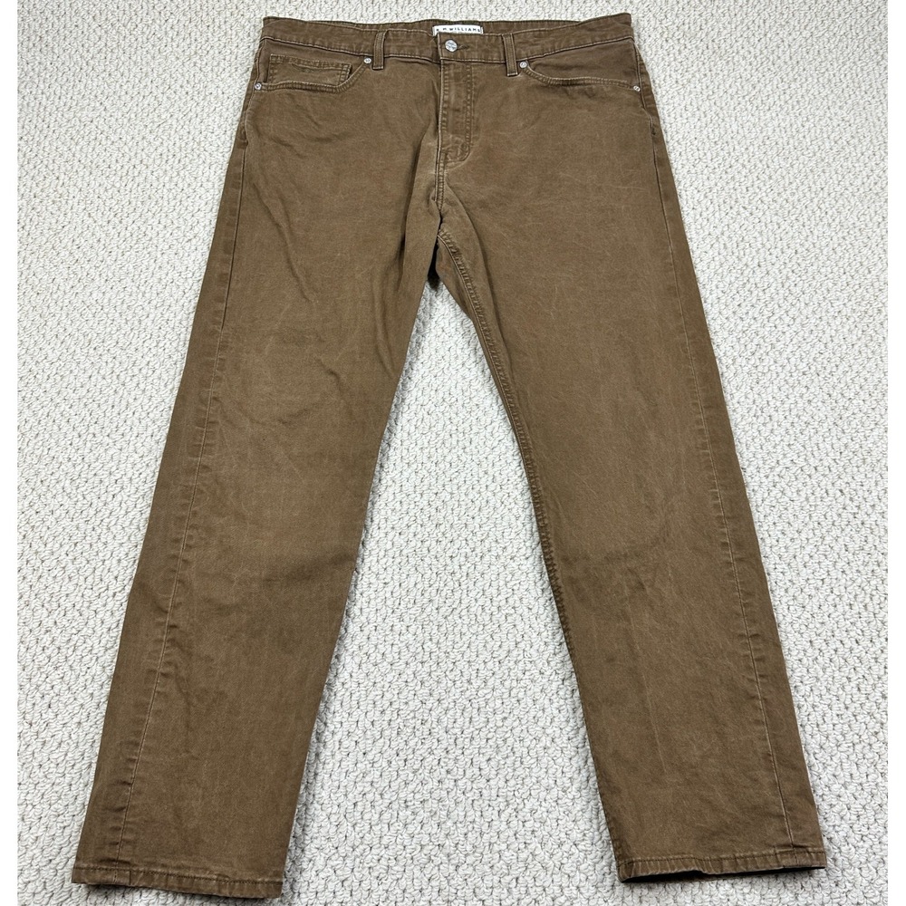 RM Williams Jeans Fits Mens 40x31 Brown Ramco Straight Leg 5 Pocket Stretch